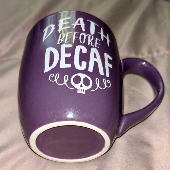 “Death before Decafe” Coffee Mug - Picture 3 of 5
